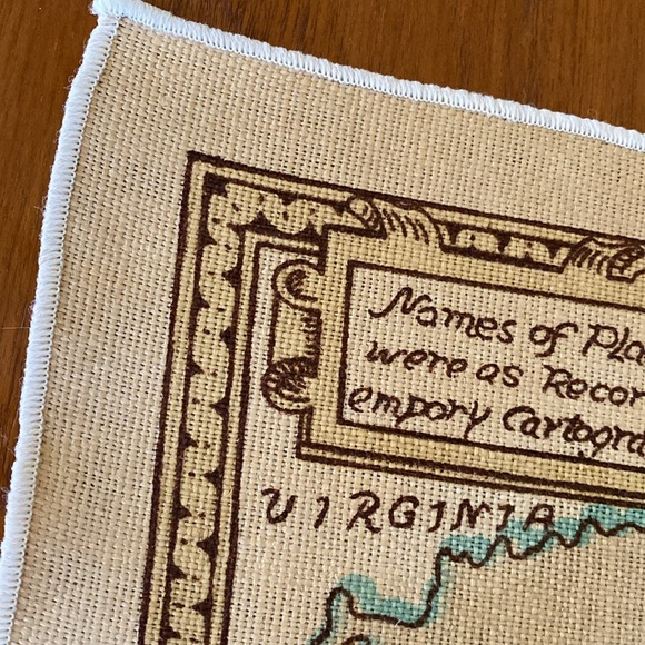 VTG Pure Irish Linen Bermuda Map - Picture 10 of 10